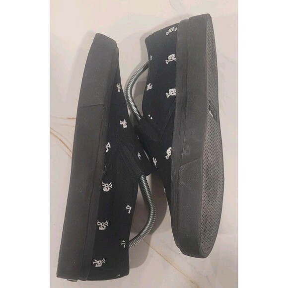 Polo Ralph Lauren Skulls & Crossbones Men\'s Slip-on Shoes Size 9.5 RARE Skully main image 5